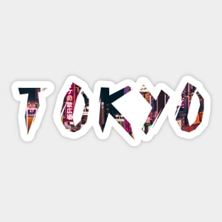 Sci Fi Tokyo City Sticker